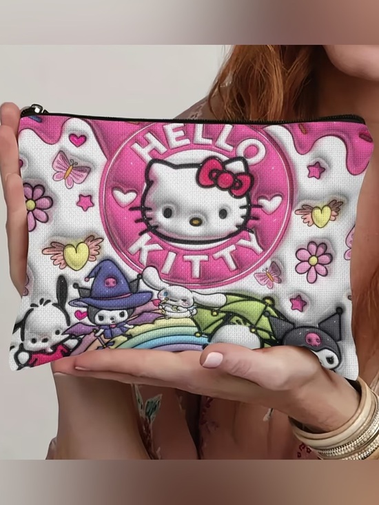 Hello Kitty Other - SOLD OUT Hello Kitty Wristlet Clutch with Multicolor Accents OS